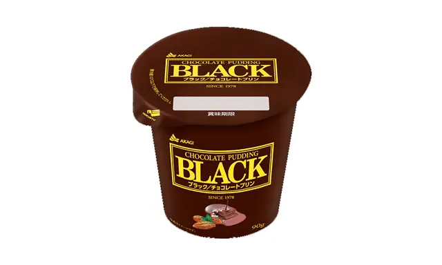 BLACKチョコレートプリン